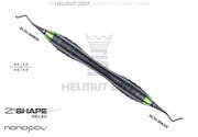 SICHELSCALER FIG. 204S IM Z-SHAPE RELAX GRIFF, GELBGRÜN NANOPAL, EINSÄTZE AUSWECHSELBAR