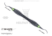 SICHELSCALER, FIG. M23A IM Z-SHAPE RELAX GRIFF, GELBGRÜN NANOPAL, EINSÄTZE AUSWECHSELBAR