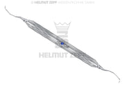SPEZIAL KÜRETTE, GRACEY 13-14, M5 IM ZEPF-LOTUS GRIFF, FARBMARKIERUNG BLAU, EINSÄTZE AUSWECHSELBAR