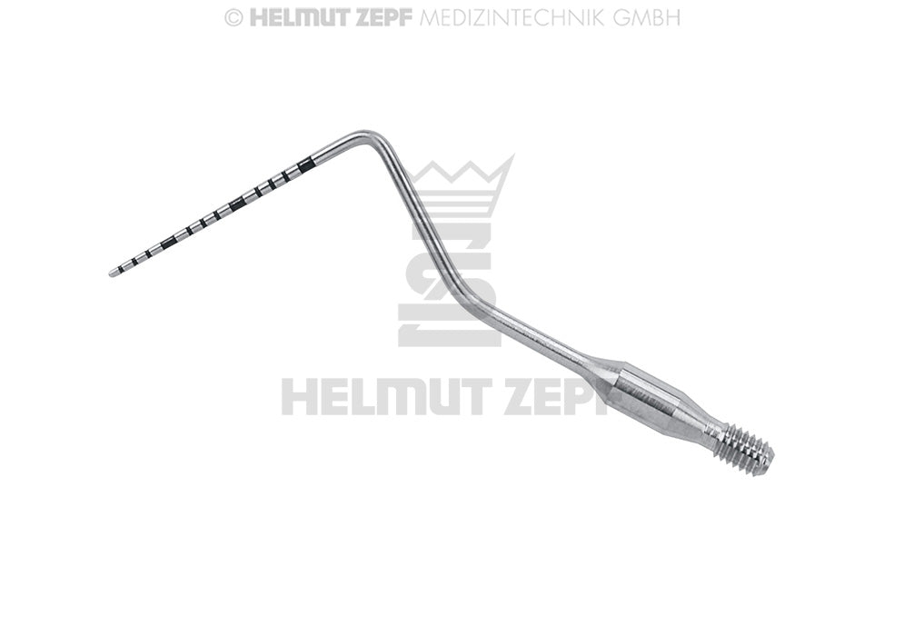 PARODONTOMETER, NORTH CAROLINA CNC, AUSWECHSELBAR, 1-15 IN MM-SCHRITTEN M 2,5MM