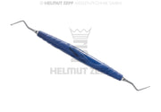 FADENLEGER IM BIONIK GRIFF, KOBALTBLAU, EINSÄTZE AUSWECHSELBAR, GEZAHNT RUNDE MIKROVERZAHNTE ARBEITSENDEN
