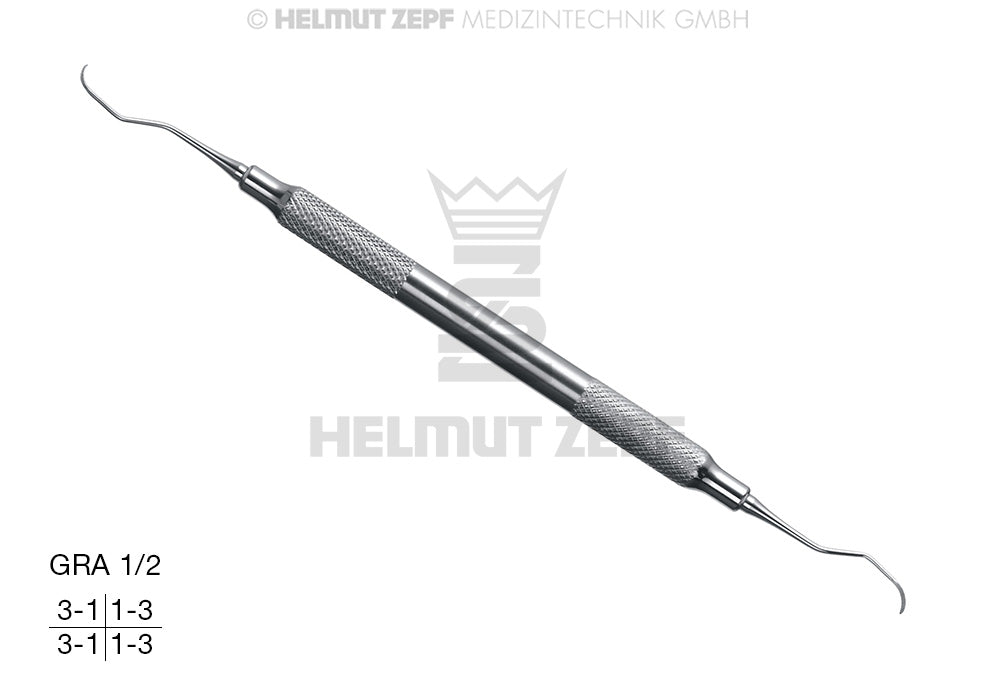 PERIODONTAL KÜRETTE N. GRACEY GRA 1/2