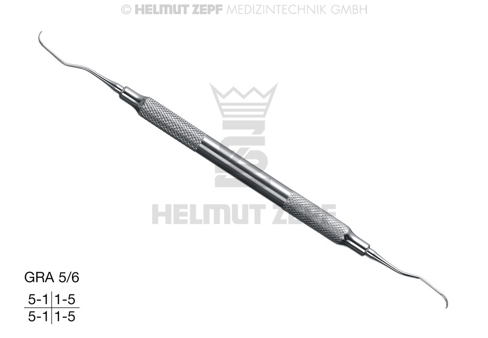 PERIODONTAL KÜRETTE N. GRACEY GRA 5/6, HOHLGRIFF