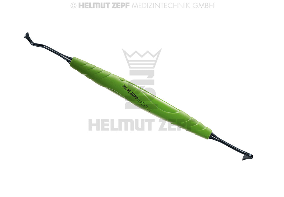 ATTIN COMPO KNIFE FIG. 2 IM BIONIK GRIFF GELBGRÜN, NANOPAL AUSWECHSELBARE EINSÄTZE