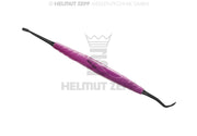 LINGUALRASPA KOMBI INSTRUMENT FLÄCHEN RASPA BACK ACTION, ONYX-COATING BIONIK GRIFF