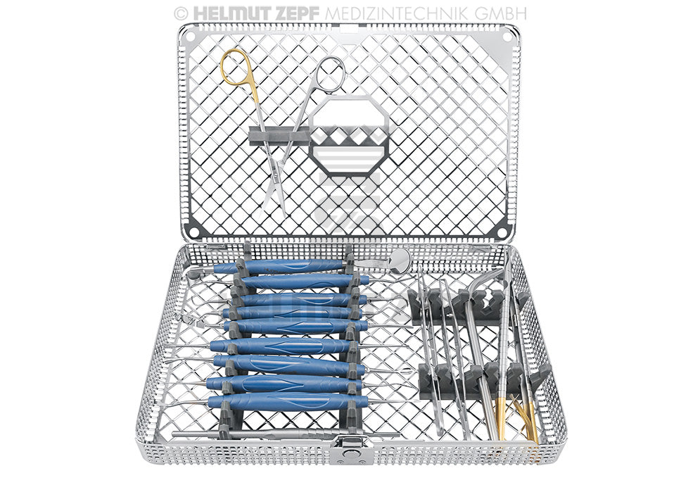 ZEPF ESSENTIALS CHIRURGIE SET GRIFFE - BIONIC KOBALTBLAU