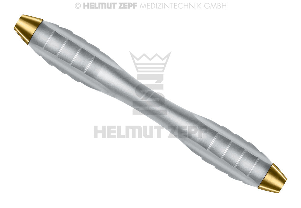 Z-shape Relax Griff Gelb Hohlkehle Konkav, Schuppe Konvex Doppelendig M4x0,5 ; Länge: 100mm