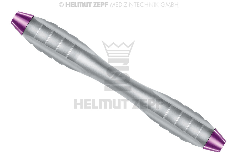 Z-shape Relax Griff Lila Hohlkehle Konkav, Schuppe Konvex Doppelendig M4x0,5 ; Länge: 100mm