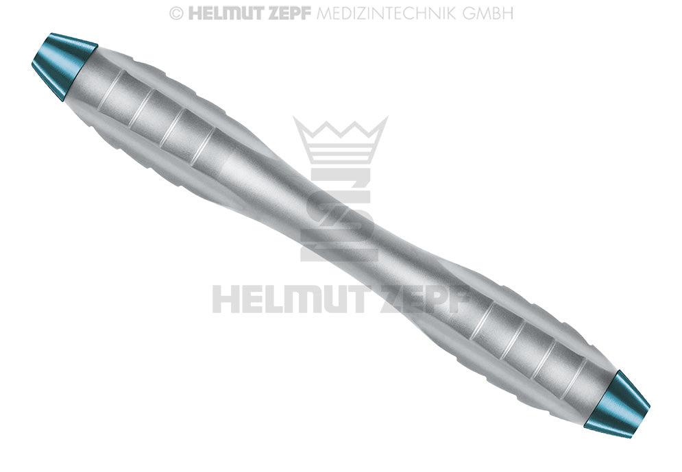 Z-shape Relax Griff Türkis Hohlkehle Konkav, Schuppe Konvex Doppelendig M4x0,5 ; Länge: 100mm