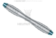 Z-SHAPE RELAX GRIFF TÜRKIS HOHLKEHLE KONKAV, SCHUPPE KONVEX DOPPELENDIG M4X0,5 ; LÄNGE: 100MM