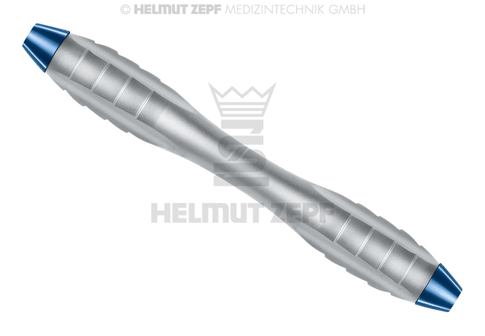 Z-shape Relax Griff Blau Hohlkehle Konkav, Schuppe Konvex Doppelendig M4x0,5 ; Länge: 100mm