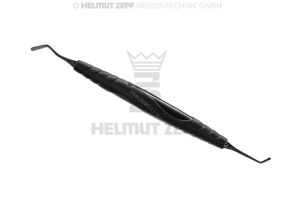COMPOSITE SPATEL/STOPFER, BIONIK SCHWARZ, FIG.1, EINSÄTZE AUSWECHSELBAR, ONYX-COATING