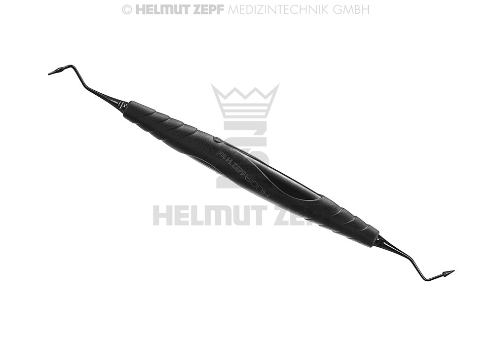 COMPOSITE FISSURENFORMER, BIONIK-GRIFF, SCHWARZ, EINSÄTZE AUSWECHSELBAR, ONYX
