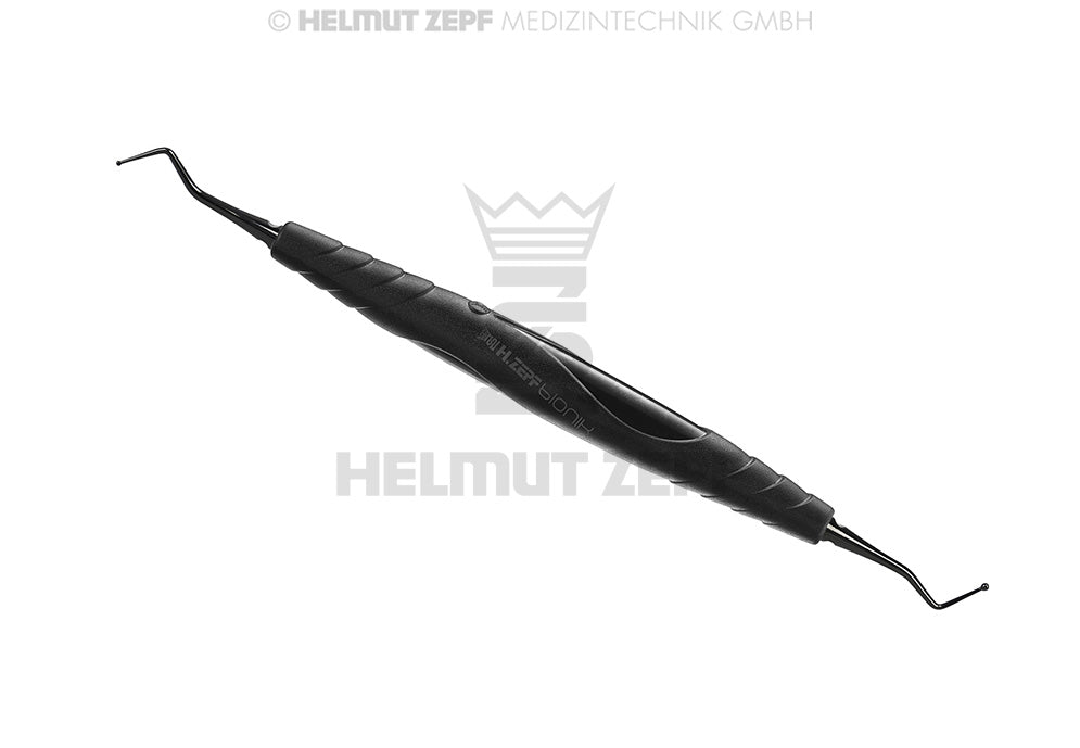 COMPOSITE STOPFER, BIONIK-GRIFF SCHWARZ, EINSÄTZE AUSWECHSELBAR ONYX-COATING