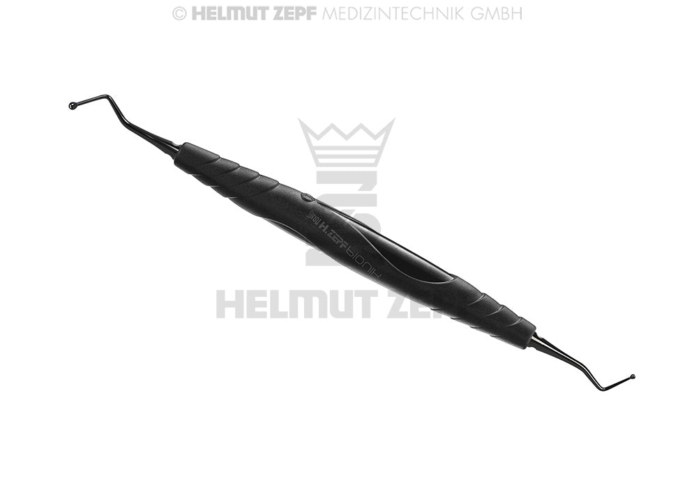 COMPOSITE STOPFER, BIONIK-GRIFF SCHWARZ, EINSÄTZE AUSWECHSELBAR ONYX-COATING