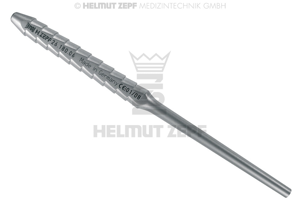 Griff Einendig Schuppen Design Ø 2,5mm für Sondenspitzen und Mundspiegel