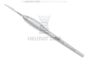 GIN-KNIFE FIG. 1, GERADE, IM Z-SHAPE GRIFF EINENDIG, M4 X 0,5 AUSWECHSELBAR