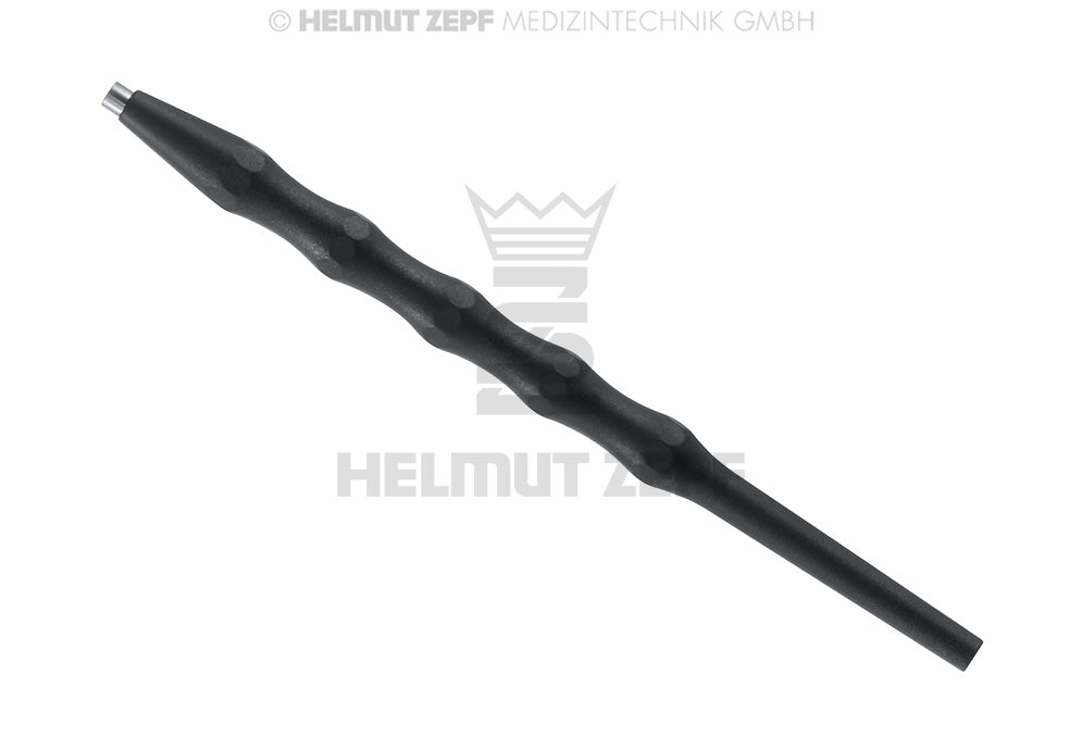 Handgriff, Kunststoff, Sterilisierbar, für Auswechselbare Sondenspitzen und Mundspiegel, Einendig, Schwarz