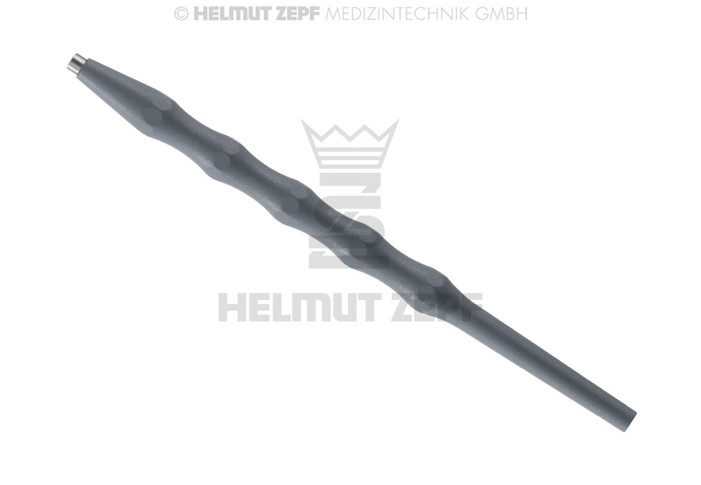 Handgriff, Kunststoff, Sterilisierbar, für Auswechselbare Sondenspitzen und Mundspiegel, Grau