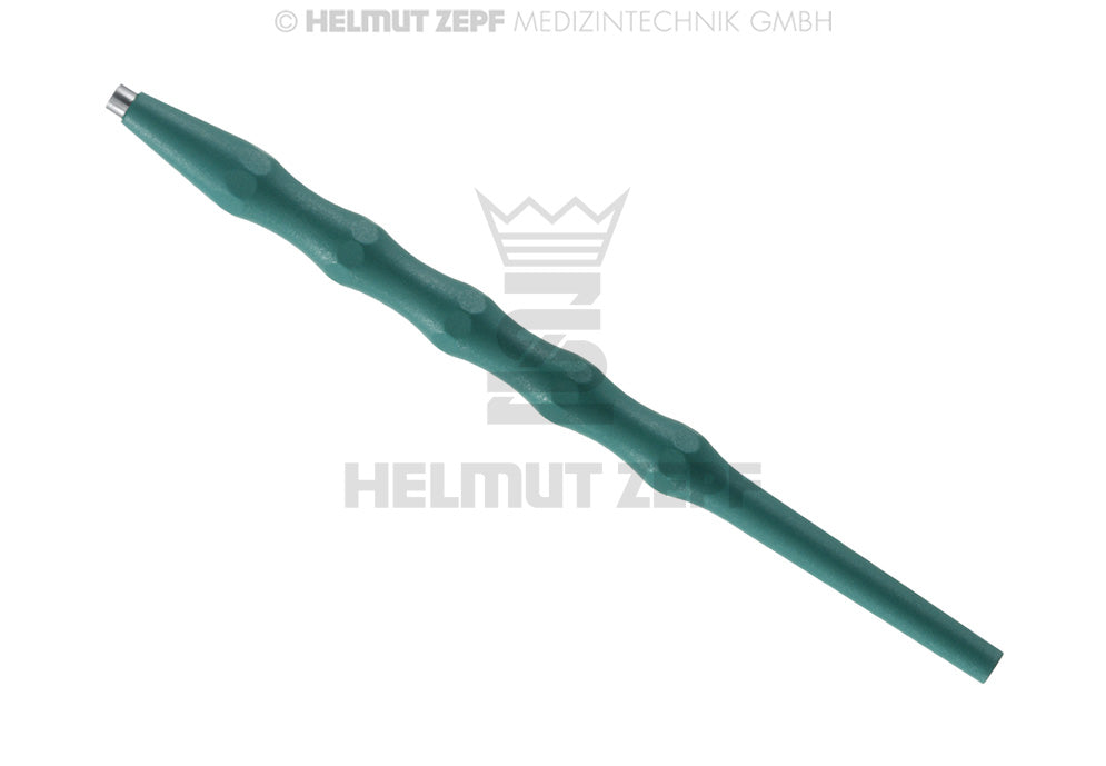 Handgriff, Kunststoff, Sterilisierbar, für Auswechselbare Sondenspitzen und Mundspiegel, Einendig, Grün