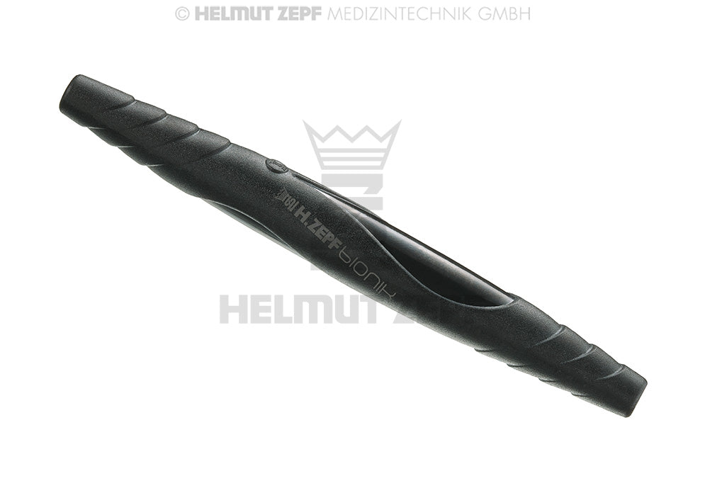 ZEPF-BIONIK, UNIVERSAL-GRIFF, PEEK, FÜR AUSWECHSELBARE EINSÄTZE M4X0,5, DOPPELENDIG, SCHWARZ RAL 1023