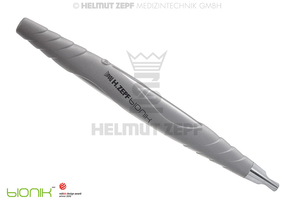 ZEPF-BIONIK, UNIVERSAL-GRIFF, PEEK, FÜR AUSWECHSELBARE EINSÄTZE M4X0,5, EINENDIG, GRAU