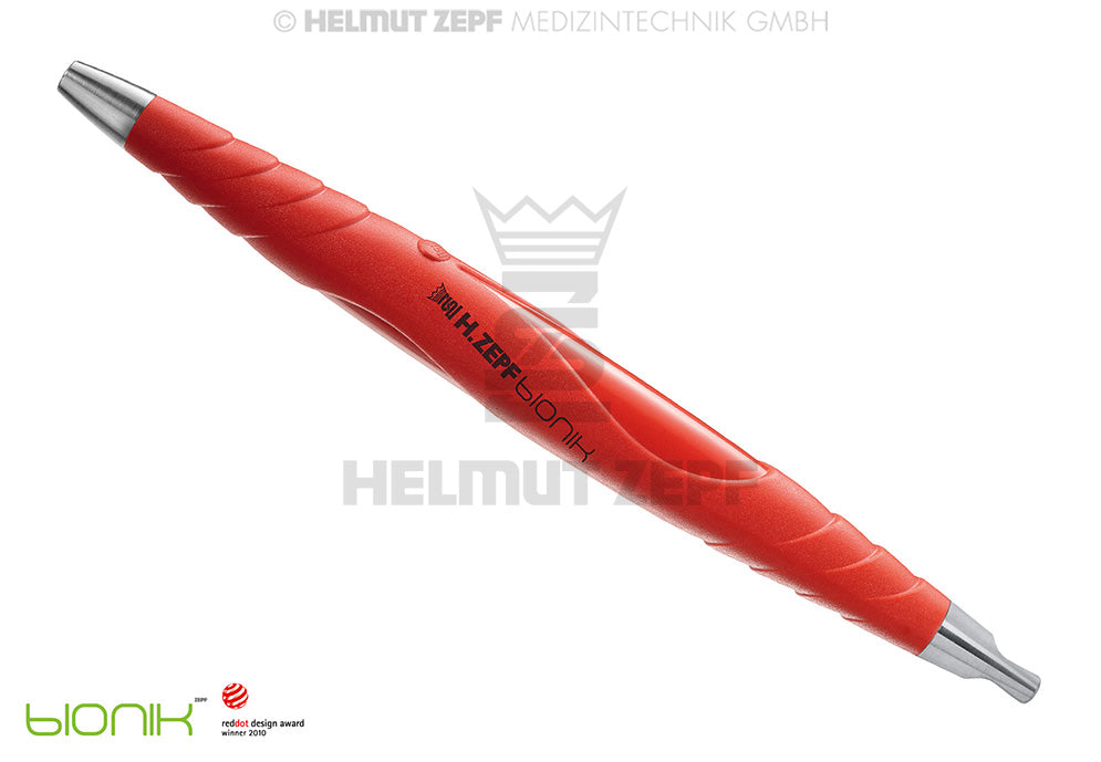 ZEPF-BIONIK, UNIVERSAL-GRIFF, PEEK, FÜR AUSWECHSELBARE EINSÄTZE M2,5X0,5 EINENDIG, HELLROT-MAGENTA