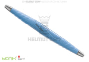 ZEPF-BIONIK, UNIVERSAL-GRIFF, PEEK, FÜR AUSWECHSELBARE EINSÄTZE M2,5X0,5 DOPPELENDIG, TÜRKIS-LICHTBLAU