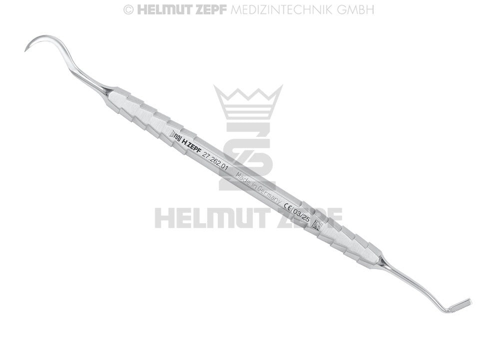 SCALER/BANDANDRÜCKER GERIFFELT IM SCHUPPENDESIGN