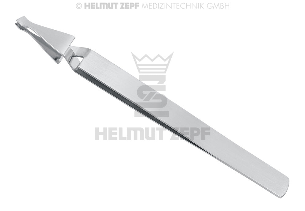 Klemmpinzette zum Setzen von Brackets ohne Plättchen