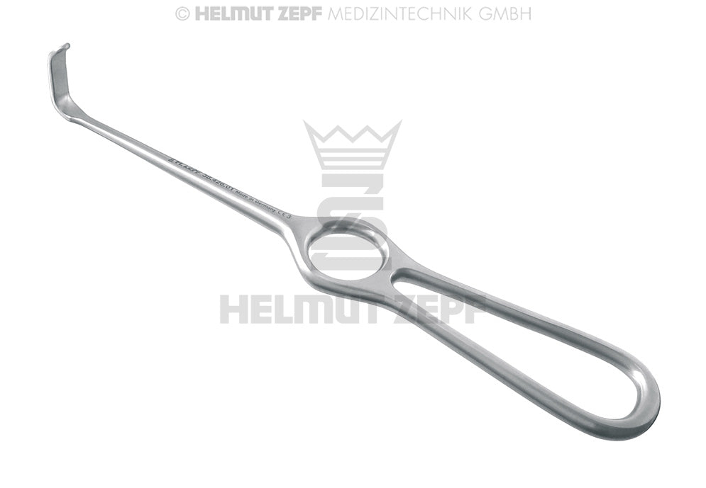 KOCHER-LANGENBECK WUNDHAKEN, 21,5 CM, 6 x 25 MM