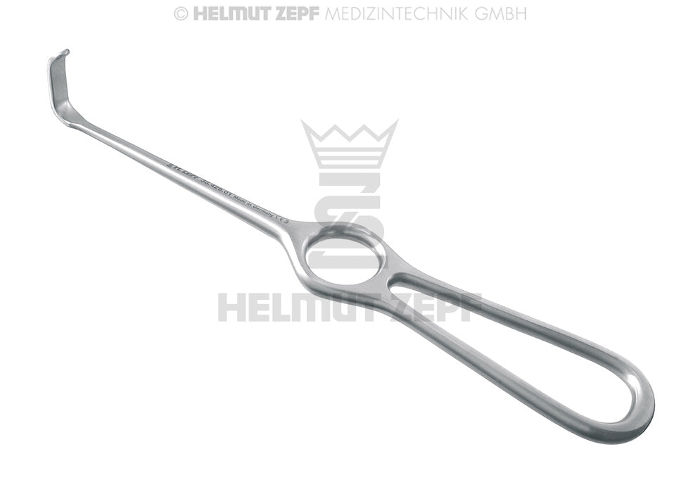 KOCHER-LANGENBECK WUNDHAKEN, 21,5 CM, 35 X 8 MM