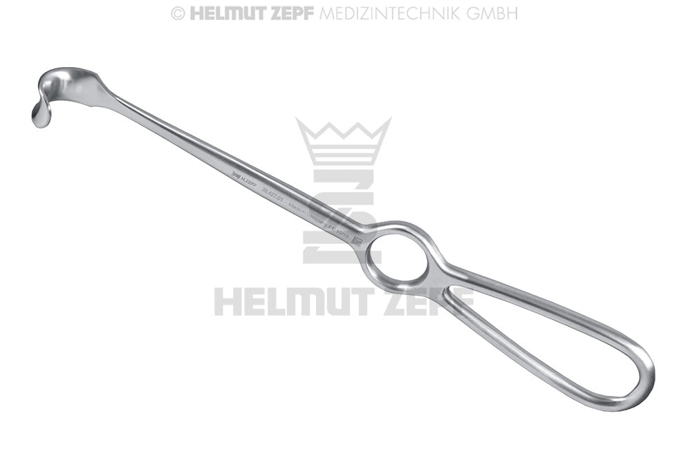 KOCHER, WUNDHAKEN, 21,5 CM, 20 X 12 MM