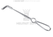OBWEGESER, WUNDHAKEN, AUFGEBOGEN KONKAVES BLATT, 12 x 55 MM, 22 CM