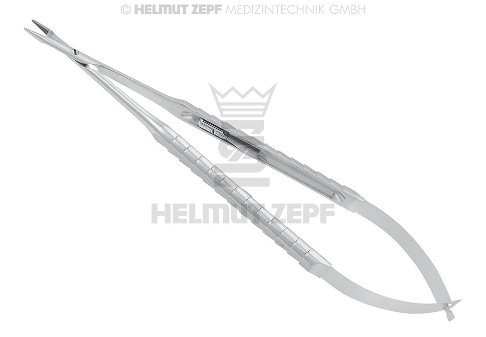 MIKRONADELHALTER MODELL WÜRZBURG (HOLD-END-CUT) KOMBINIERT MIT SCHERE