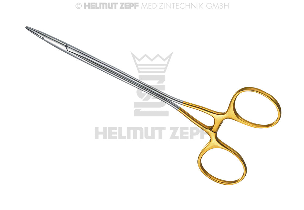 NADELHALTER, SCHWEDISCHES MODELL MIT HARTMETALLEINSÄTZEN, 15 CM