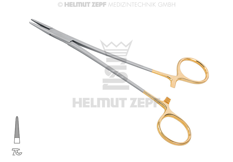 CRILE-WOOD, NADELHALTER, 18 CM, MIT HARTMETALLBACKEN