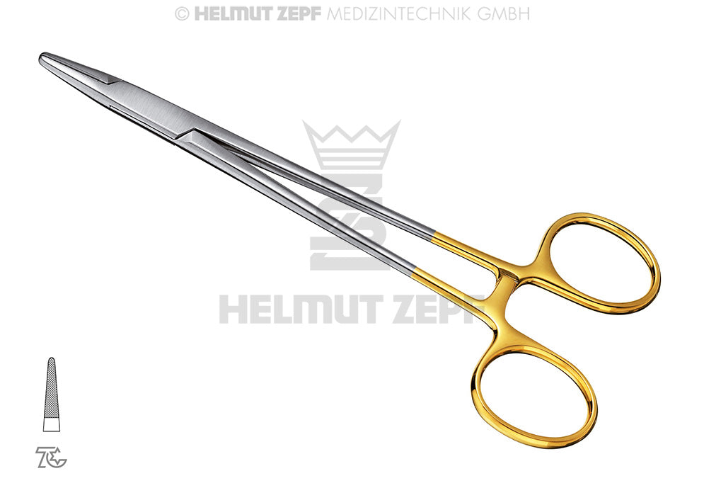 MAYO-HEGAR, NADELHALTER, 14 CM, MIT HARTMETALLBACKEN
