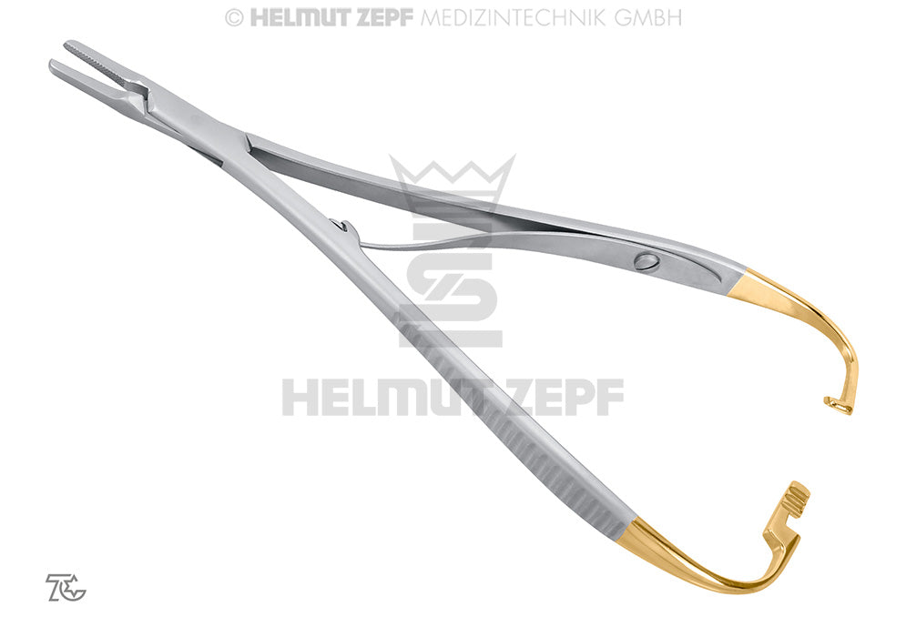FRENCH-MATHIEU NADELHALTER, 17CM, SCHMAL, GERADE MIT HARTMETALL