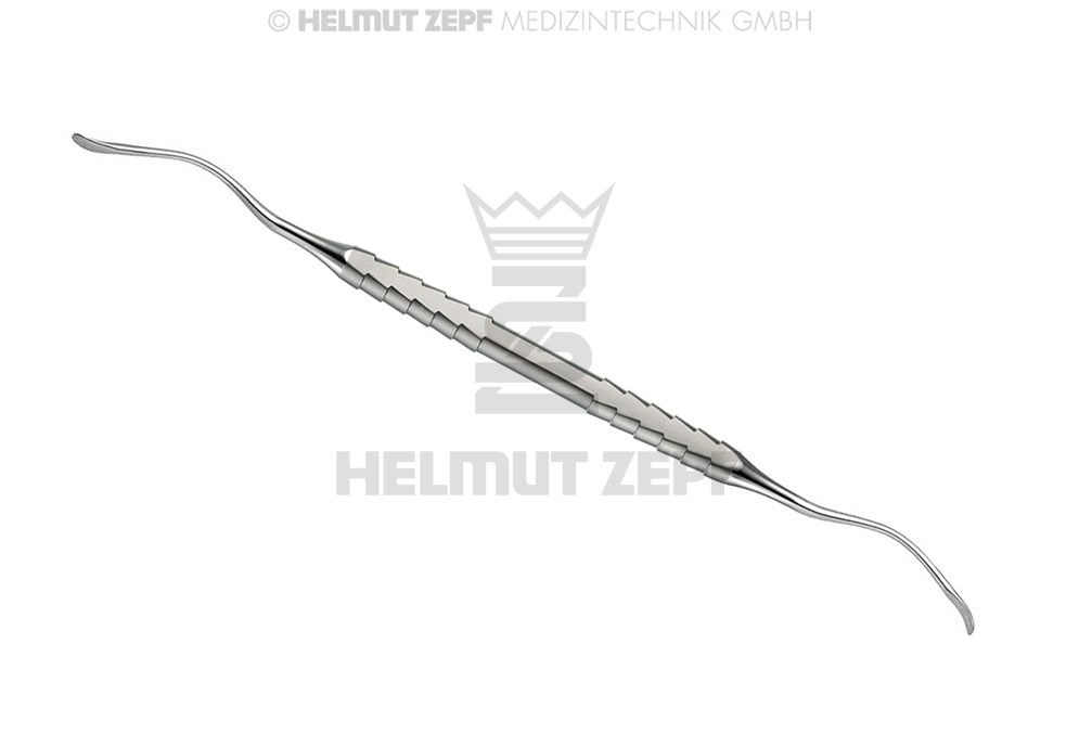 SINUS KÜRETTE DPE, 3,5 / 3,5 MM, STUMPF, ZEPF-LINE, SANDGESTRAHLT