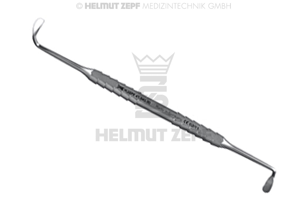 SINUS KÜRETTE NACH PALTI, DPE, 5,0 / 5,0 MM, STUMPF, ZEPF-LINE, SANDGESTRAHLT