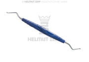 KOMBI INSTRUMENT, KÜRETTE NACH LUCAS 2,5MM RECHTS + LINKS IM BIONIK GRIFF KOBALTBLAU