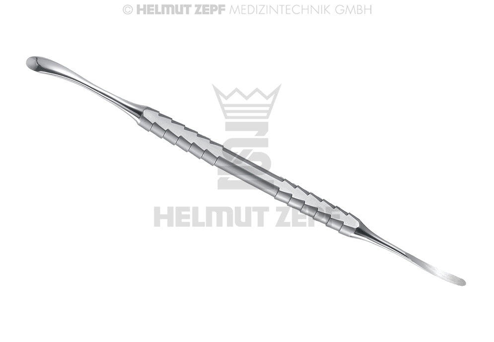 MOLT, RASPATORIUM, FIG. 1, ZEPFLINIE GROßER RASPA 7,5 MM BREIT, KLEINER RASPA 4 MM BREIT