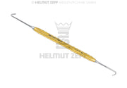 KIRSCH, SINUS 4 "SMALL" ELEVATOR  120°/120°, TITAN-ZEPF-LINE, GOLD, DOPPELENDIG 17,5CM