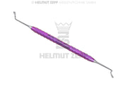 KIRSCH, SINUS 5 "SMALL" LANGER SCHAFT ELEVATOR 90°/90°/60°, TITAN-ZEPF-LINE, LILA, DOPPELENDIG 17,5 CM