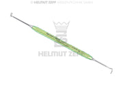 KIRSCH, SINUS 6 "SMALL" ELEVATOR  90°/90°, TITAN-ZEPF-LINE, TÜRKIS, DOPPELENDIG 17,5 CM