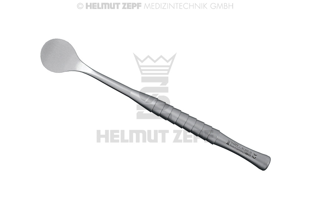 ZEPF XCISION-DESIGN RASPA, EXTRA BREIT 22, SEHR FLACH 1MM, MIT LEICHTER WÖLBUNG