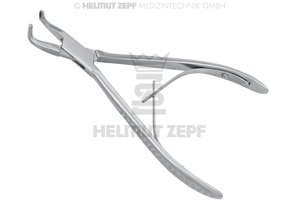 Hohlmeisselzange, 90° Gebogen, Mini-fein, 15 Cm, No. 23