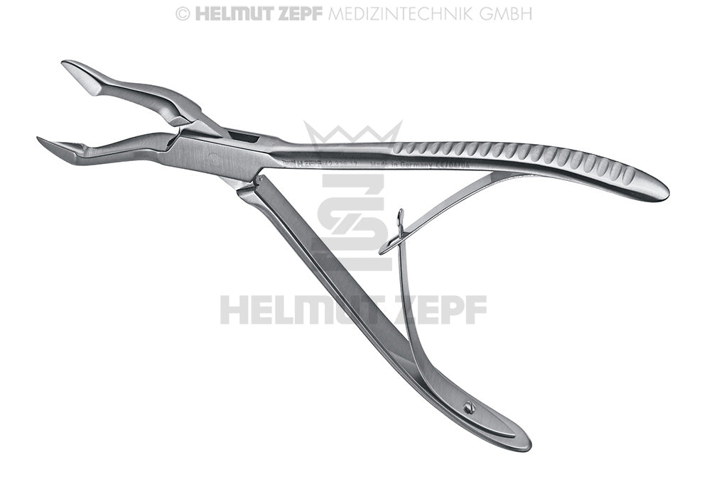 HOHLMEISSELZANGE, BAJONETT, 17 CM