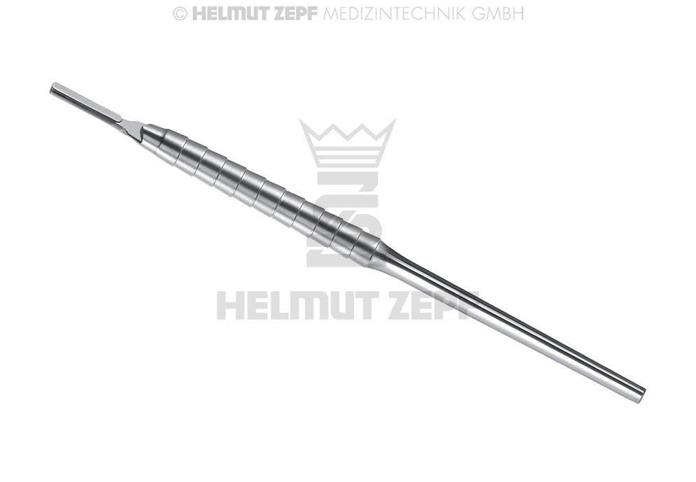 SKALPELLGRIFF RUND, GERADE, ZEPF-LINIE FÜR KLINGEN NO. 10 -15